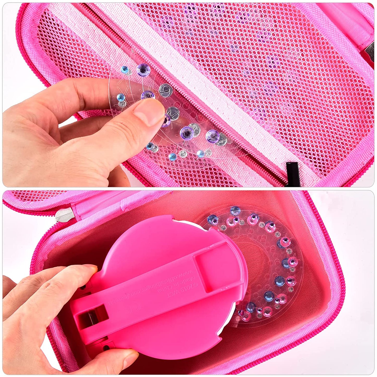  Case Compatible with Blinger Hair Gems Starter Kit for